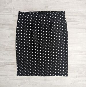 Polka Dot Pin-Up-y Pencil Skirt Size L